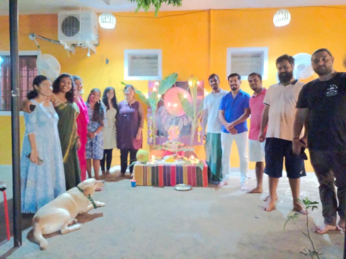 Travellers Tribe By Livelehood Habitat Vandrerhjem Auroville Eksteriør bilde